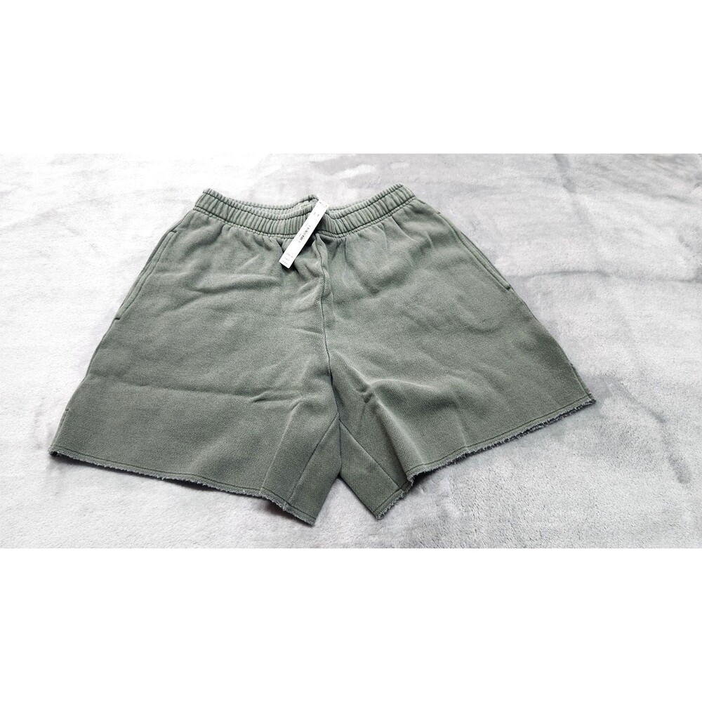 Victoria's Secret Womens Small Ivy Green Ivy Fleece Campus Shorts NWT
